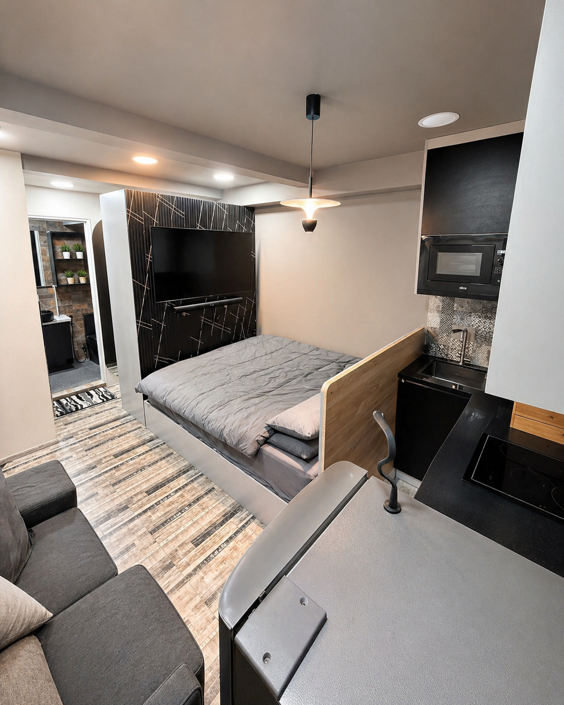 Luxury Studio Apartment - Premium Amenities & Private Entrance